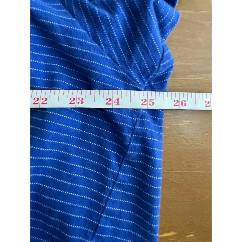 US Polo Striped Mens Tee XXL Blue Crewneck Short Sleeve Preppy Casual T-Shirt
